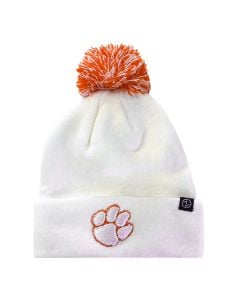 Clemson Zephyr Pom Aspect 3D Knit Hat ALU_138691