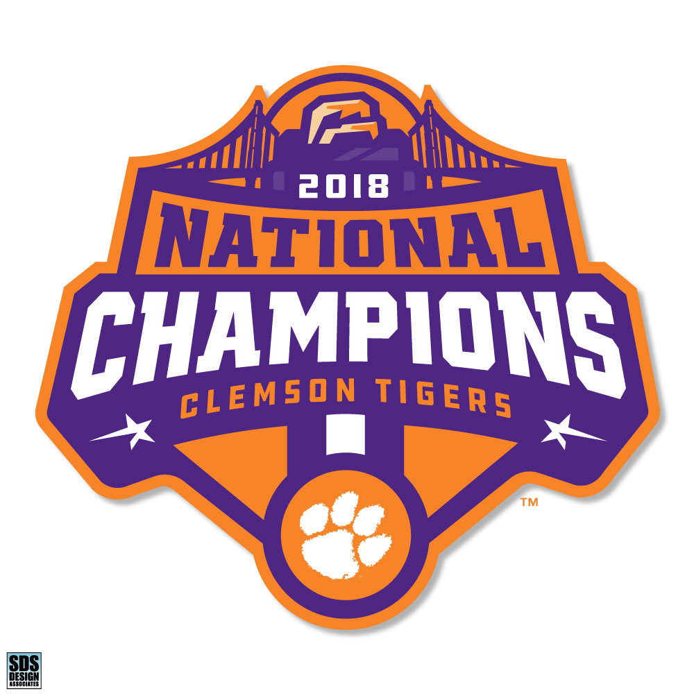 2018 National Champion Logo Decal