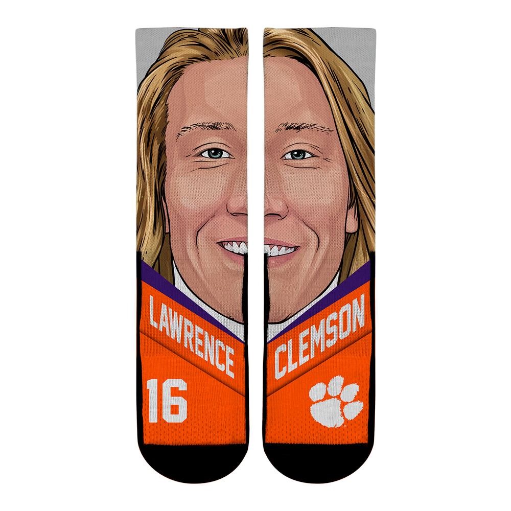 Men's Nike Trevor Lawrence Orange Clemson Tigers Alumni Name and Number Team T-Shirt