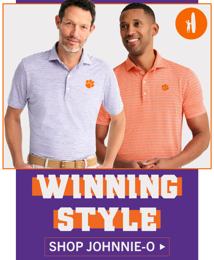 Find all the best available Clemson gear at the Tiger Sports Shop.